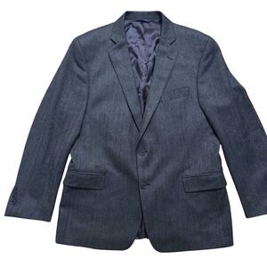 Brooks Brothers Jacket Men’s 44R Grey Wool Herringbone Regent Fit Blazer